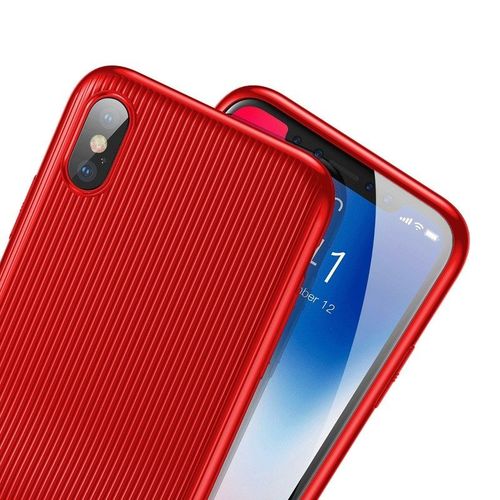 Etui Z Adapterem Audio Baseus Audio Case Do Iphone X (Czerwone) na Arena.pl