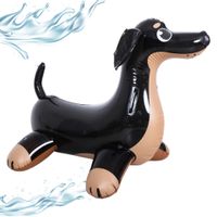 Dmuchany Pies Jamnik Zabawka do Pływania na Basen SunClub 107 cm + Łatka