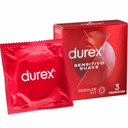 durex sensitive soft prezerwatywy 3 szt. cienkie, anatomiczne, nawilżane na Arena.pl