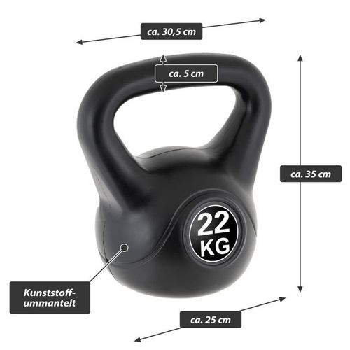 MAXXIVA Kettlebell, czarny, 22 kg na Arena.pl