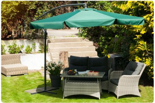 Parasol Ogrodowy Duży Składany 8 segmentów Ø 350cm na Arena.pl