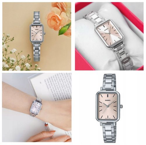 ZEGAREK DAMSKI CASIO LTP-V009 srebrny bransoletka + BOX + GRAWER na Arena.pl