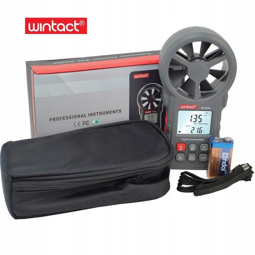 WIATROMIERZ ANEMOMETR MIERNIK WIATRU I TEMPERATURY na Arena.pl