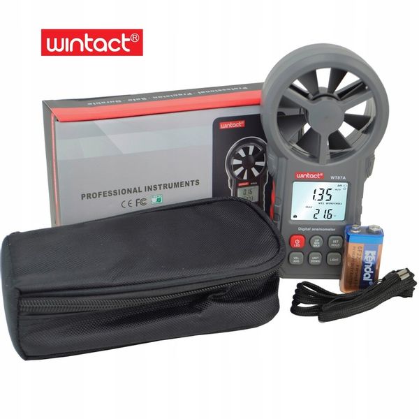 WIATROMIERZ ANEMOMETR MIERNIK WIATRU I TEMPERATURY zdjęcie 5