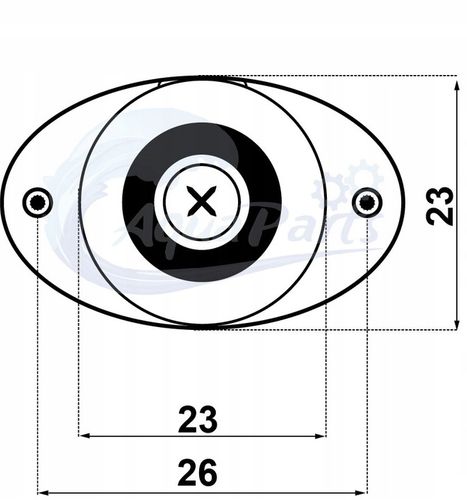 Komplet 8 rolek do kabiny prysznicowej AQUAFORM 23 mm na Arena.pl