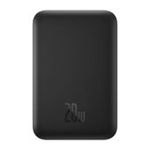mini bezprzewodowy powerbank baseus 20w (czarny)