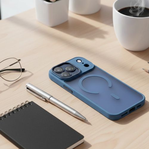 etui do iphone 17 pro max niebieski mat magsafe case plecki ochrona na Arena.pl