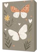 Obraz 40x60cm Wzory dla Dzieci, Dziewczynki Do Pokoju - Motylki
