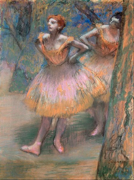 Two Dancers, Edgar Degas - plakat 59,4x84,1 cm zdjęcie 1