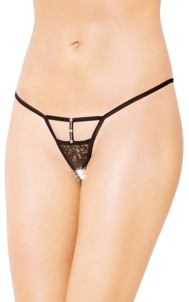 G-String 2461 - Black S/L zdjęcie 1