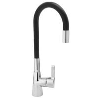 FALA BATERIA ZLEWOZMYWAKOWA Z ELASTYCZNĄ CZARNĄ WYLEWKĄ FLEXIBLE BLACK75705