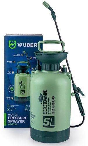 RĘCZNY OPRYSKIWACZ CIŚNIENIOWY DUŻY POJEMNOŚĆ 5L REGULACJA DYSZY LANCA na Arena.pl