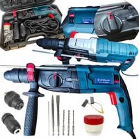 MŁOTOWIERTARKA WIERTARKA MŁOT UDAROWY 2950W SDS+ ZESTAW + WALIZKA