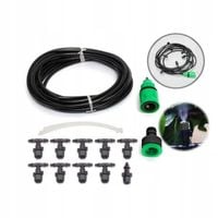 ZESTAW 10m DO NAWADNIANIA KURTYNA WODNA MGIEŁKA BRYZA ZRASZACZ OGRODOWY