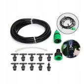 ZESTAW 10m DO NAWADNIANIA KURTYNA WODNA MGIEŁKA BRYZA ZRASZACZ OGRODOWY