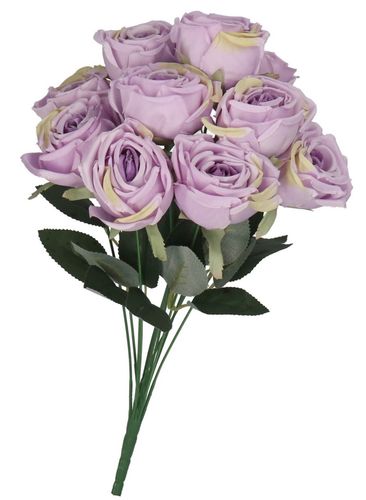 SZTUCZNE KWIATY ROŚLINY RÓŻA RÓŻE BUKIET GĘSTY XXL 50CM na Arena.pl