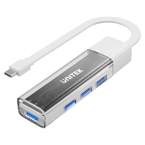 Unitek hub dwukierunkowy USB C/USB A 5Gbps, 4x USB A biały na Arena.pl