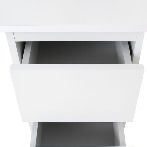 TOALETKA KOSMETYCZNA 90cm BIAŁA Z LUSTREM I OŚWIETLENIEM LED STORMY na Arena.pl