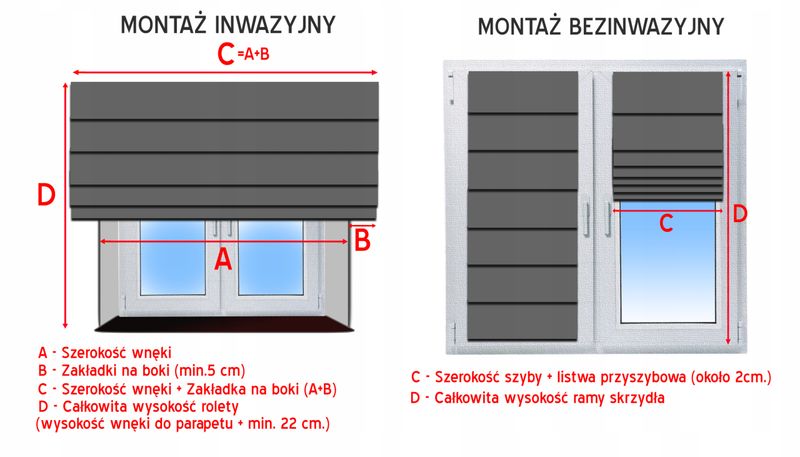 Roleta Rzymska Kompletna 14 Kolorów 180 x 190 zdjęcie 14