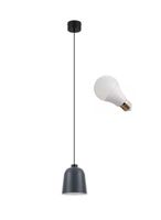 LED LAMPA WISZĄCA MADISON 18CM E27 METALOWA GRAFIT