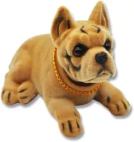 PIESEK Z KIWAJĄCĄ GŁOWĄ DO AUTA ZABAWKI PRL GADZET