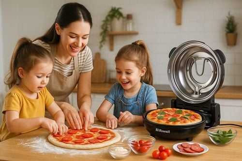 PIEC DO PIZZY MINI PIEKARNIK RIWALL RP-01 kamień 420°C 1200W 2 x na Arena.pl