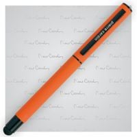 Pióro kulkowe touch pen, soft touch PIERRE CARDIN Celebration Pomarańczowe