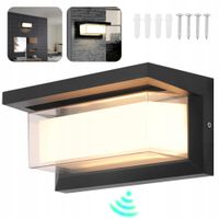 LAMPA ZEWNĘTRZNA LED 18W LAMPA ŚCIENNA OŚWIETLENIE ŚCIENNE LED ALUMINIUM