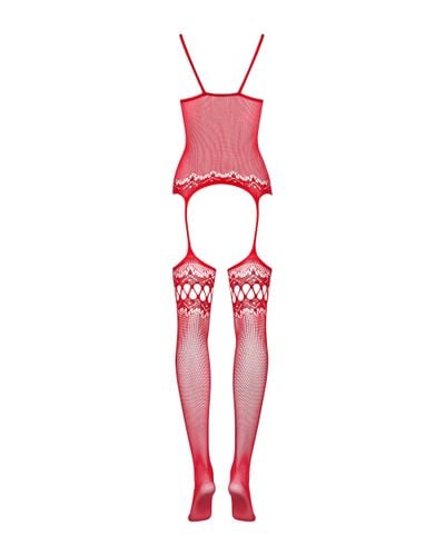 f214 bodystocking czerwone s/m/l obsessive na Arena.pl