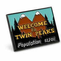 Welcome To | 3 cm | Metal | Przypinka Filmowa | Twin Peaks