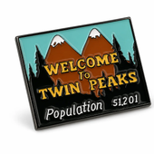 Welcome To | 3 cm | Metal | Przypinka Filmowa | Twin Peaks