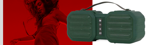 głośnik bezprzewodowy bluetooth bass charge + słuchawki bezprzewodowe białe na Arena.pl