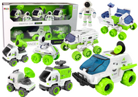 Zestaw Pojazdów Kosmicznych 6w1 Łazik Satelita Astronom Dla Dzieci