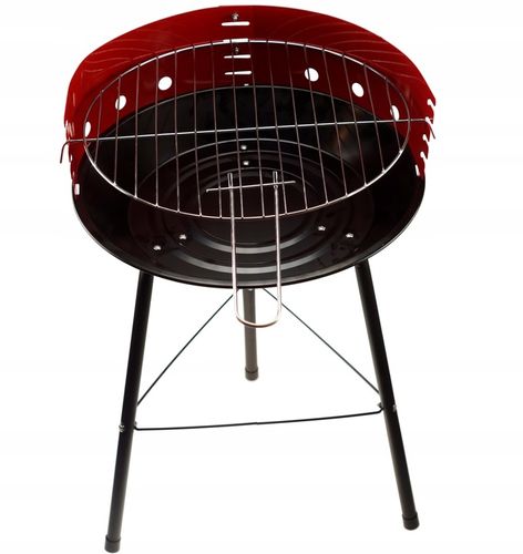 GRILL WĘGLOWY 56CM PALENISKO 36CM + RUSZT CHROM CLASSIC BBQ OKRĄGŁY PIKNIK na Arena.pl