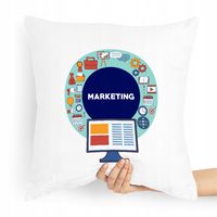 Prezent Poduszka Dla Margetingowca Marketing Z Nadrukiem Ze Zdjęciem