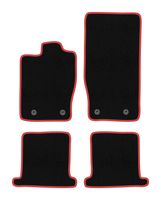 Dywaniki welurowe CARLUX-RED do Jaguar XK 2006-2014 coupe, czarne