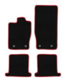 Dywaniki welurowe CARLUX-RED do Jaguar XK 2006-2014 coupe, czarne