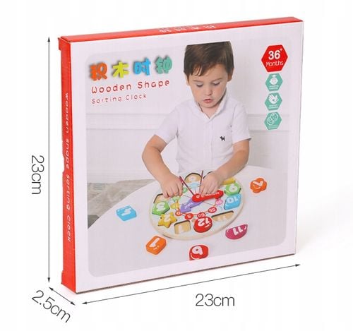 zegar drewniany jhtoy-516 na Arena.pl