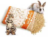 ŻWIREK DREWNIANY DLA KOTA KRÓLIKA NATURALNY 10KG