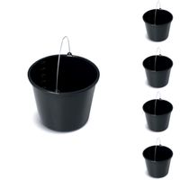 5x Wiadro budowlane 16l Gospodarcze plastikowe