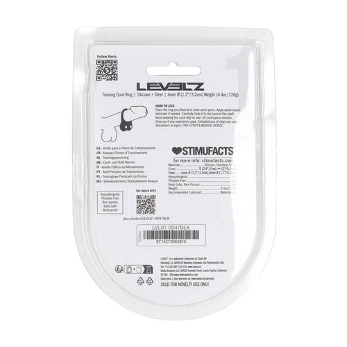 Silicone Training Cockring - M - Black na Arena.pl