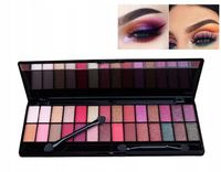 Paleta Cieni Cienie do Oczu Powiek Makijażu 28 kolorów matowe perłowe #2