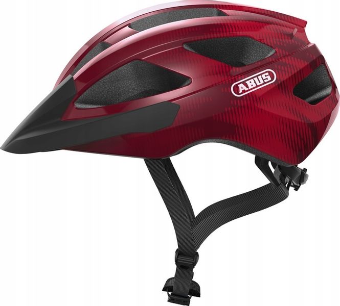 Kask rowerowy ABUS MACATOR L 58-62 Bordeaux Red zdjęcie 1