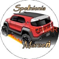 Opłatek na tort Jeep Terenówka Cherokee Tekst Gratis Urodziny 18 30 40 50
