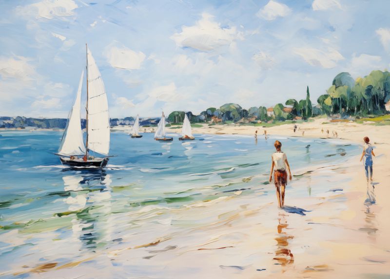 Plakat 70x50cm Życie na Brzegu zdjęcie 1