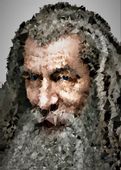 POLYamory - Gandalf, Władca Pierścieni - plakat 60x80 cm