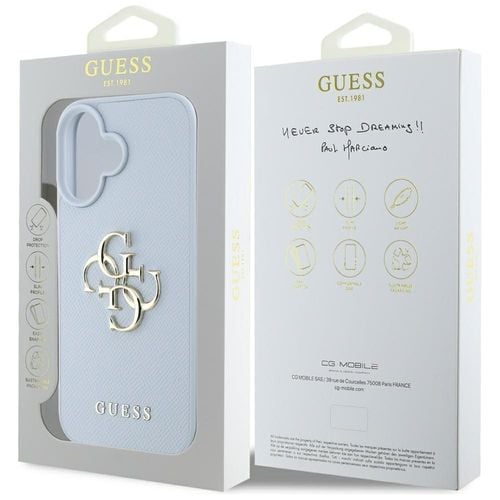 etui guess grained big 4g logo small     classic logo do iphone 16 na Arena.pl