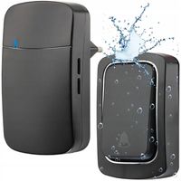 DZWONEK BEZPRZEWODOWY BEZBATERYJNY DO DRZWI FURTKI WODOODPORNY 150M