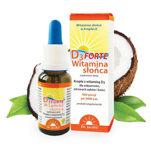 Dr. Jacob's Witamina D3 Forte 2000 IU 20 ml na Arena.pl