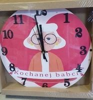zegar ścienny  30cm  KOCHANEJ BABCI